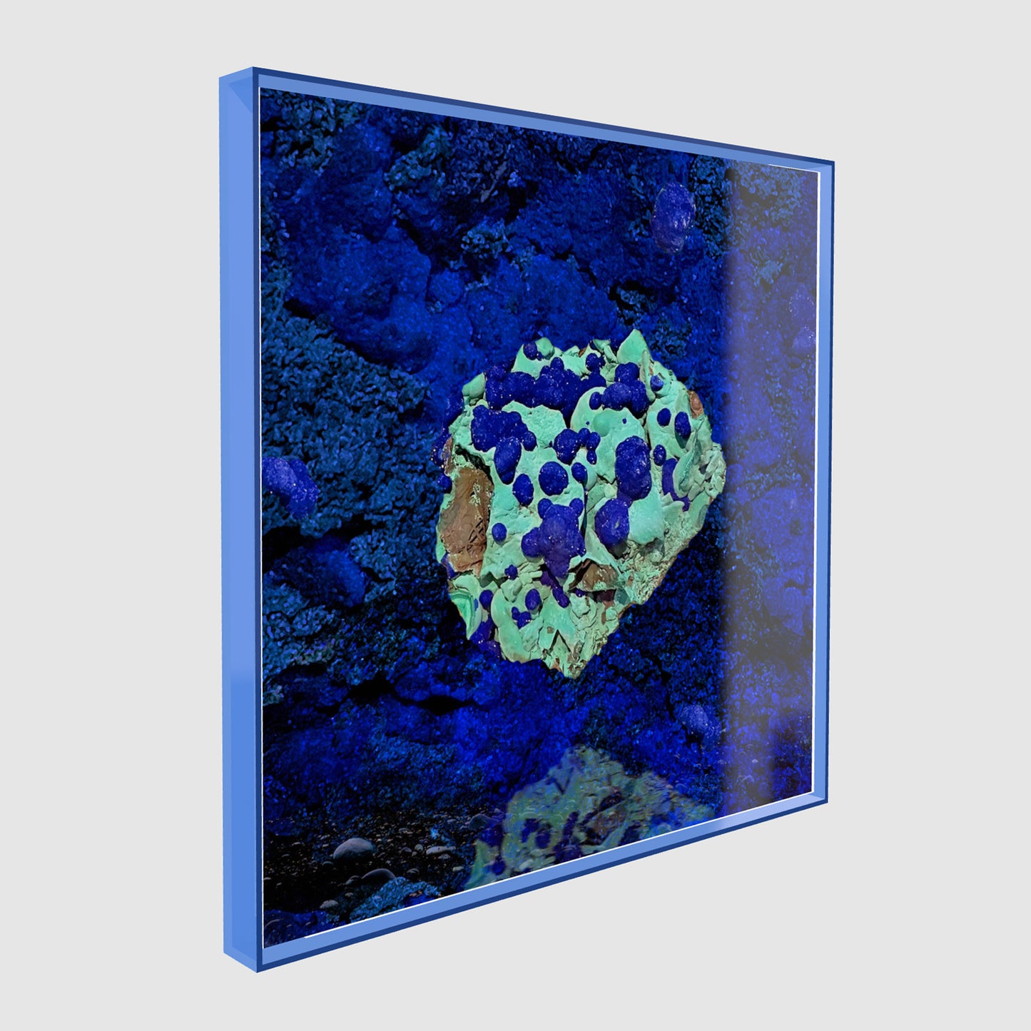 Limitierte Edition digitale Collage von Theresa Lambrecht, inspiriert von der Natur, Naturkundemuseum Berlin, Kristalle und Steine, Art for sale