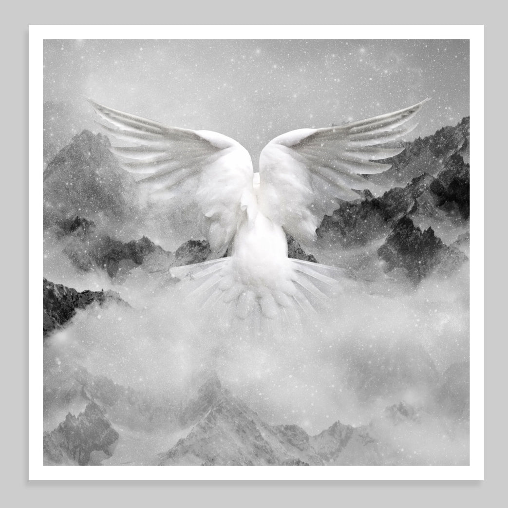 Digitale Collage 'peace' von Theresa Lambrecht – modernes Kunstwerk inspiriert von Natur und Emotionen, erhältlich als Fine Art Print."