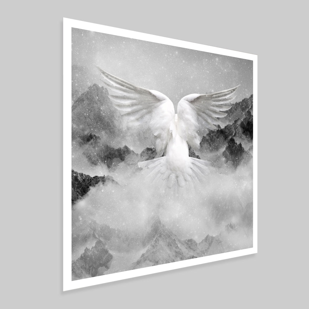 Digitale Collage 'peace' von Theresa Lambrecht – modernes Kunstwerk inspiriert von Natur und Emotionen, erhältlich als Fine Art Print."